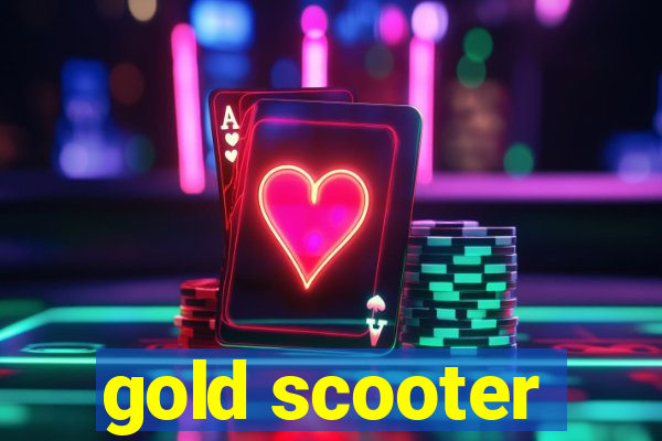 gold scooter