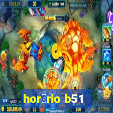 hor谩rio b51