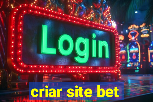 criar site bet