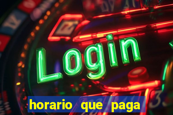 horario que paga fortune tiger