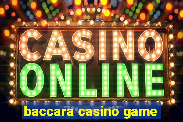 baccara casino game