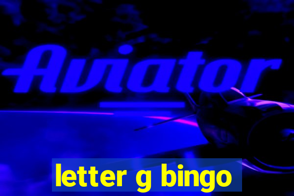 letter g bingo