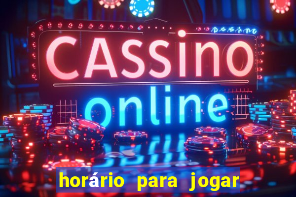 horário para jogar no rabbit