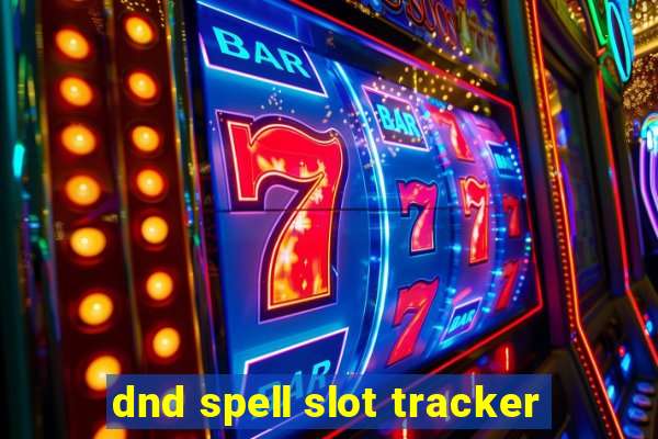 dnd spell slot tracker