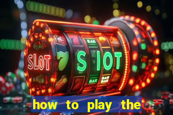 how to play the buffalo slot machine