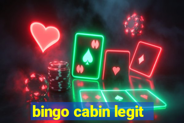 bingo cabin legit