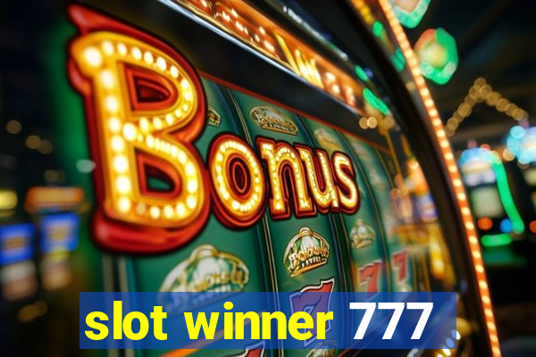 slot winner 777