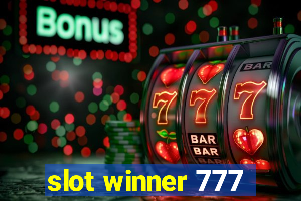 slot winner 777