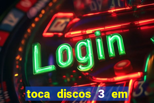 toca discos 3 em 1 antigo