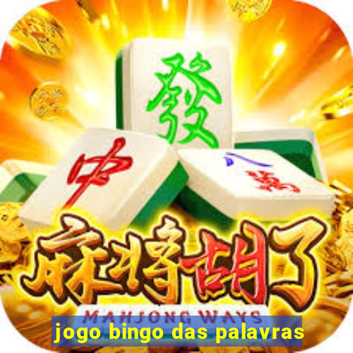 jogo bingo das palavras