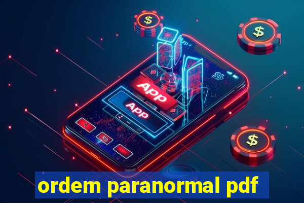 ordem paranormal pdf