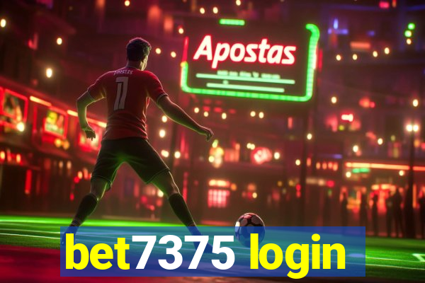 bet7375 login