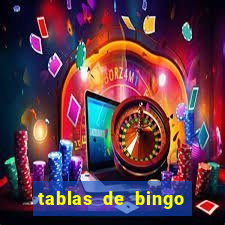 tablas de bingo para imprimir en excel