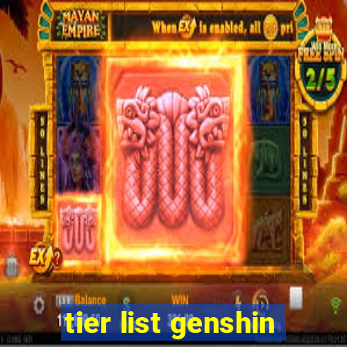 tier list genshin