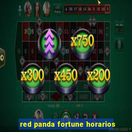 red panda fortune horarios