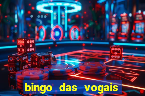 bingo das vogais colorido para imprimir