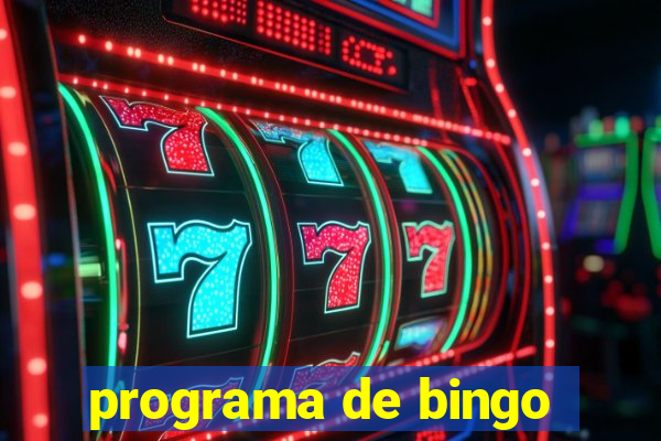 programa de bingo