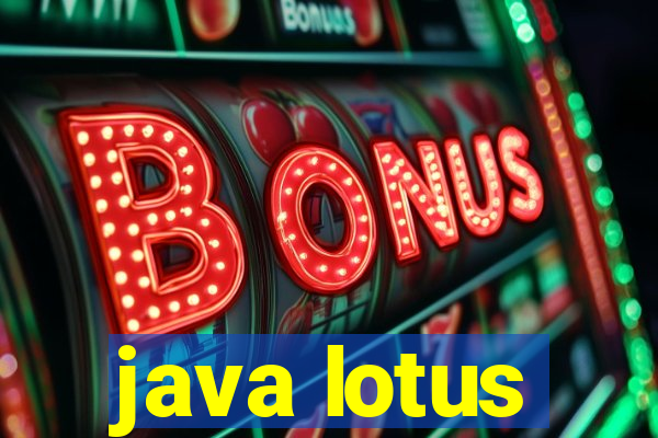 java lotus