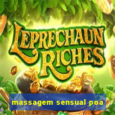 massagem sensual poa