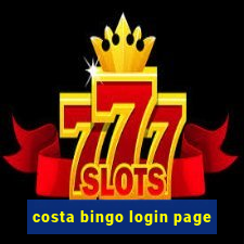 costa bingo login page