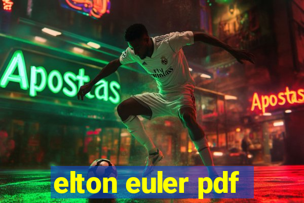 elton euler pdf