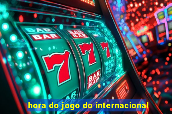 hora do jogo do internacional