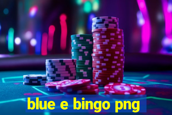 blue e bingo png