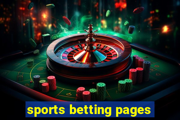 sports betting pages