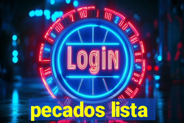 pecados lista