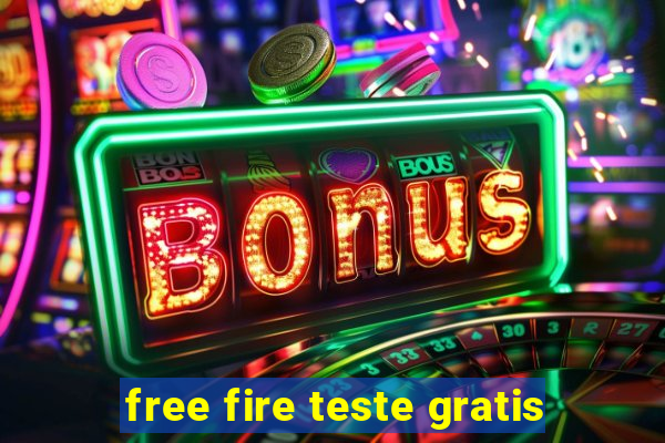 free fire teste gratis