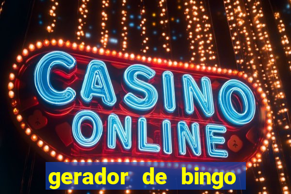 gerador de bingo de palavras