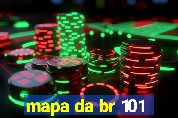 mapa da br 101