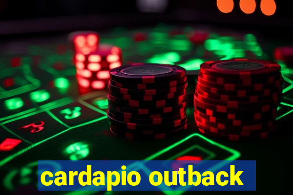 cardapio outback