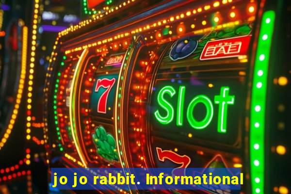 jo jo rabbit. Informational