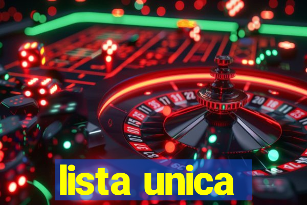 lista unica