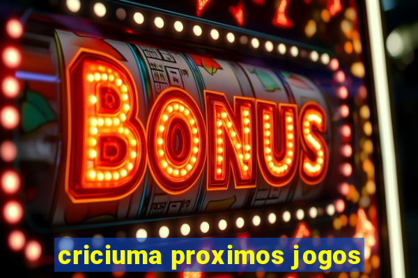 criciuma proximos jogos