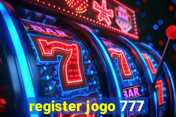 register jogo 777