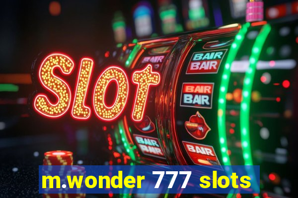 m.wonder 777 slots