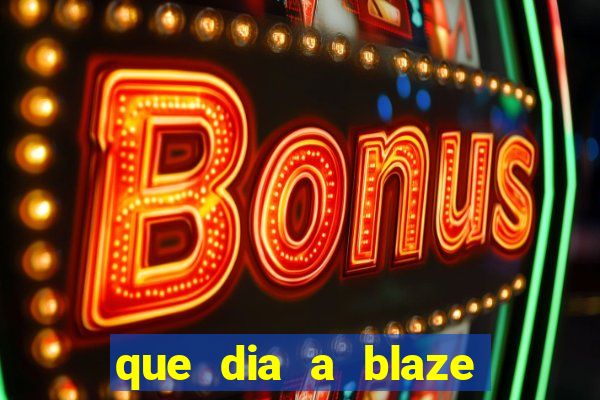 que dia a blaze paga o cashback