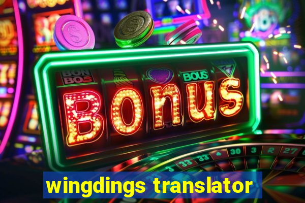 wingdings translator