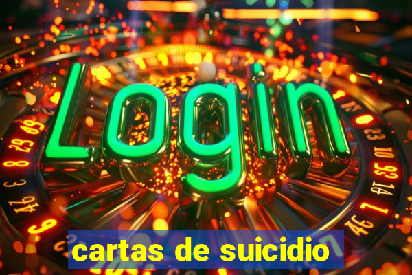 cartas de suicidio