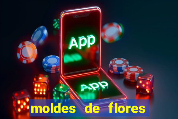 moldes de flores gigantes para imprimir