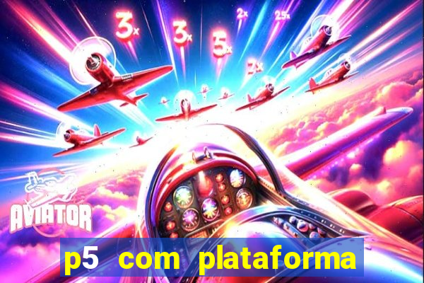 p5 com plataforma de jogos