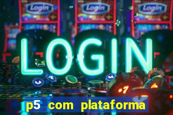 p5 com plataforma de jogos