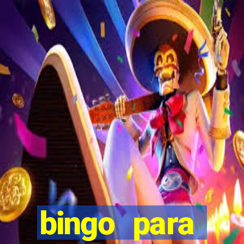 bingo para despedida de solteira para imprimir