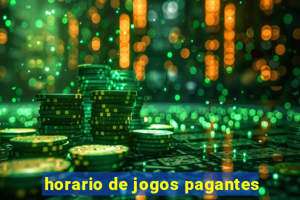 horario de jogos pagantes