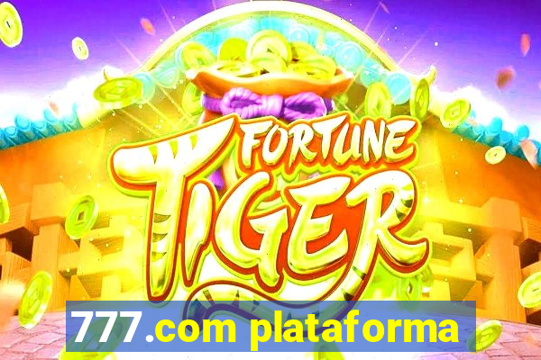 777.com plataforma