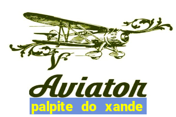 palpite do xande de hoje