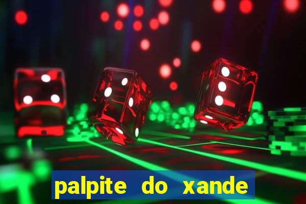 palpite do xande de hoje