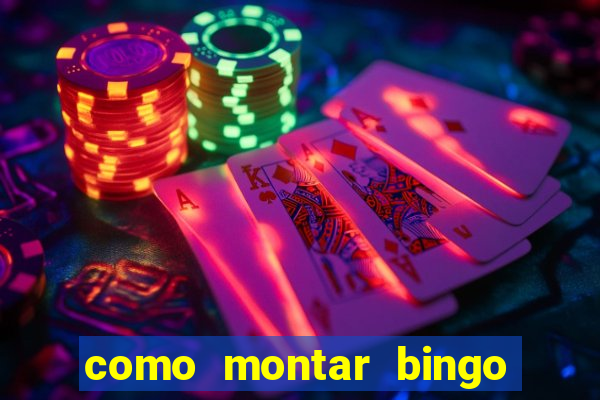 como montar bingo brinquedos toia
